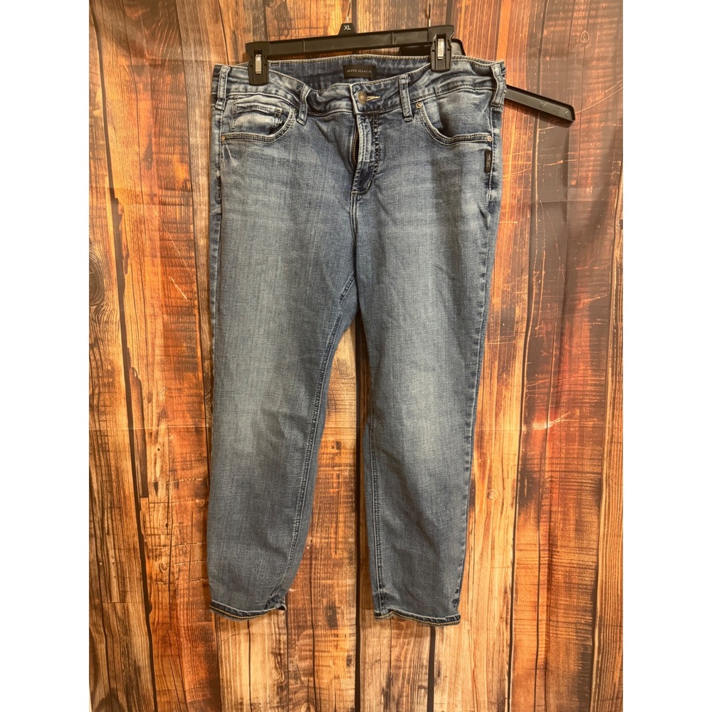 Silver Jeans Co Suki Skinny Medium Wash Denim Jeans W36 L27 L93136ECF380